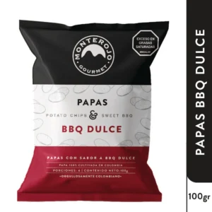 Papas MONTE ROJO de BBQ (100 gr)