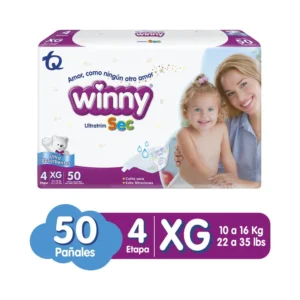 Pañales WINNY ultratrim sec 4XG (50 und)