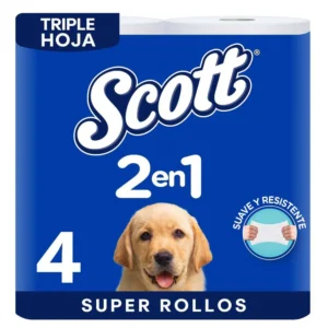 Papel higiénico SCOTT 4 rollos